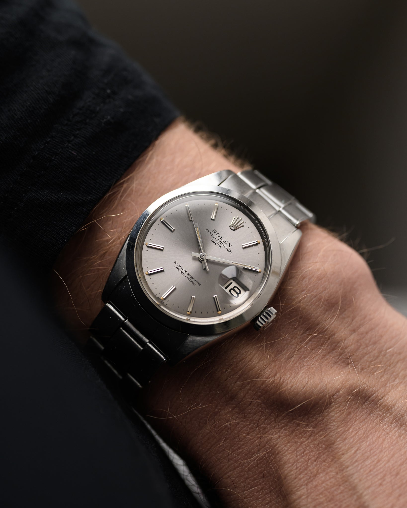 Rolex Oyster Perpetual Date Grey 1968