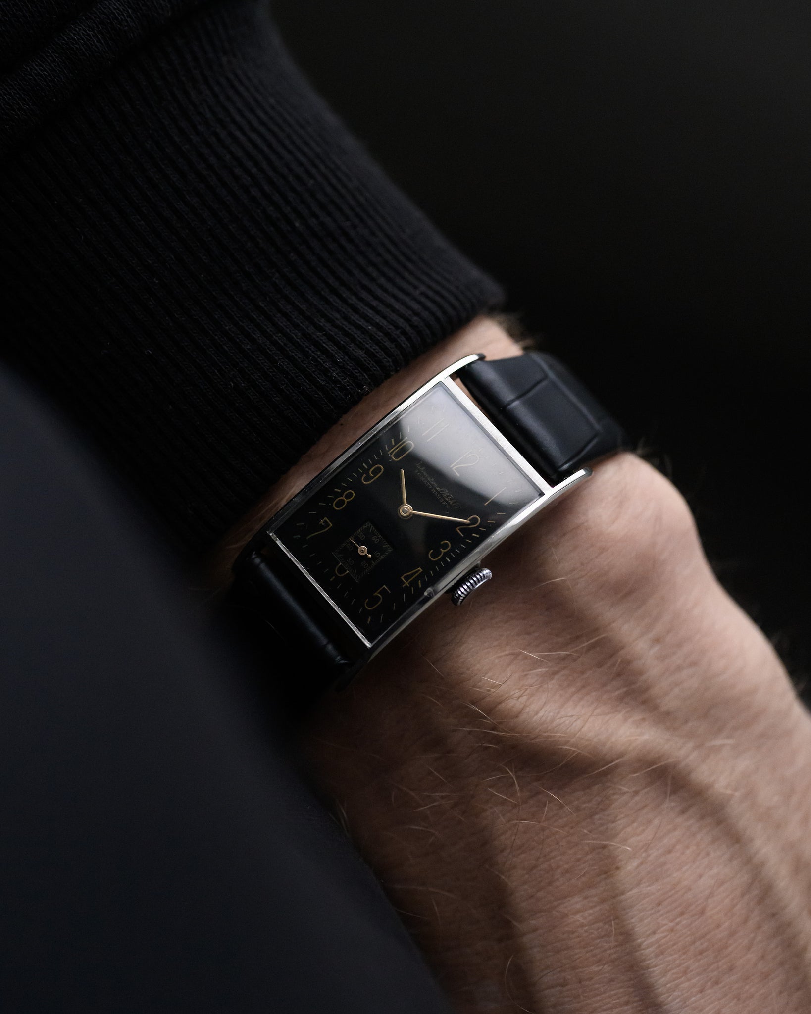 Iwc Rectangular Black 1935