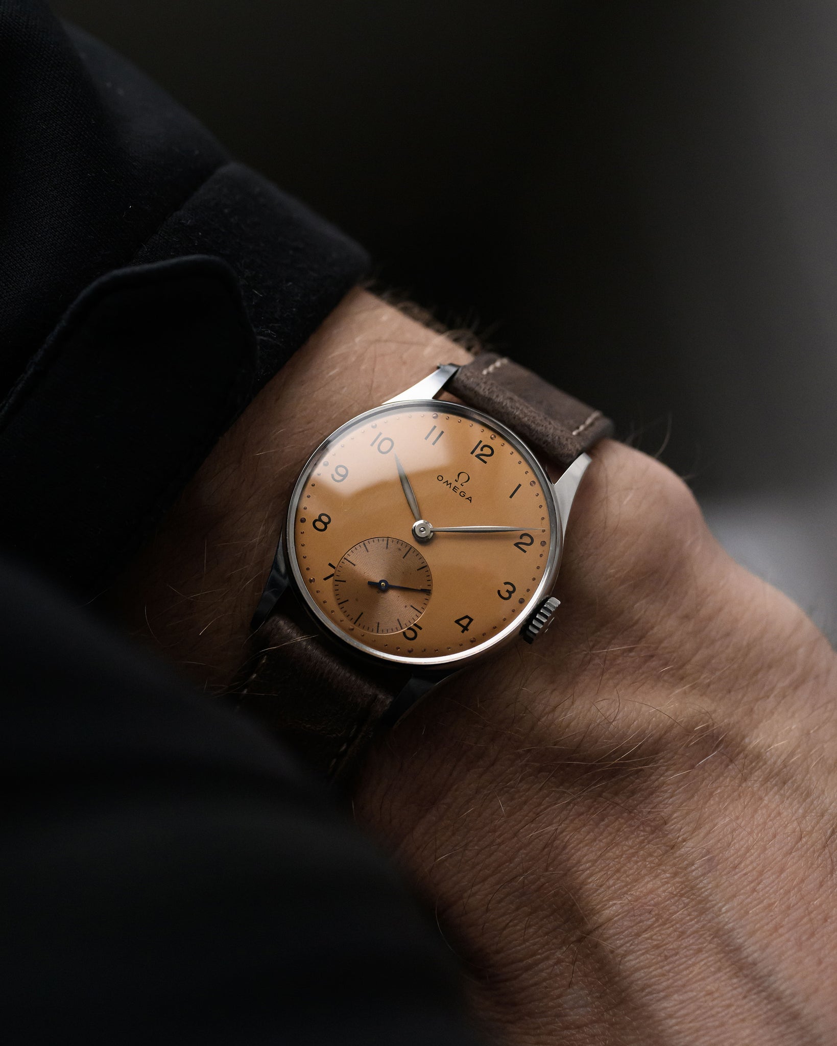 Omega Sub Second Cappuccino Dial 1947