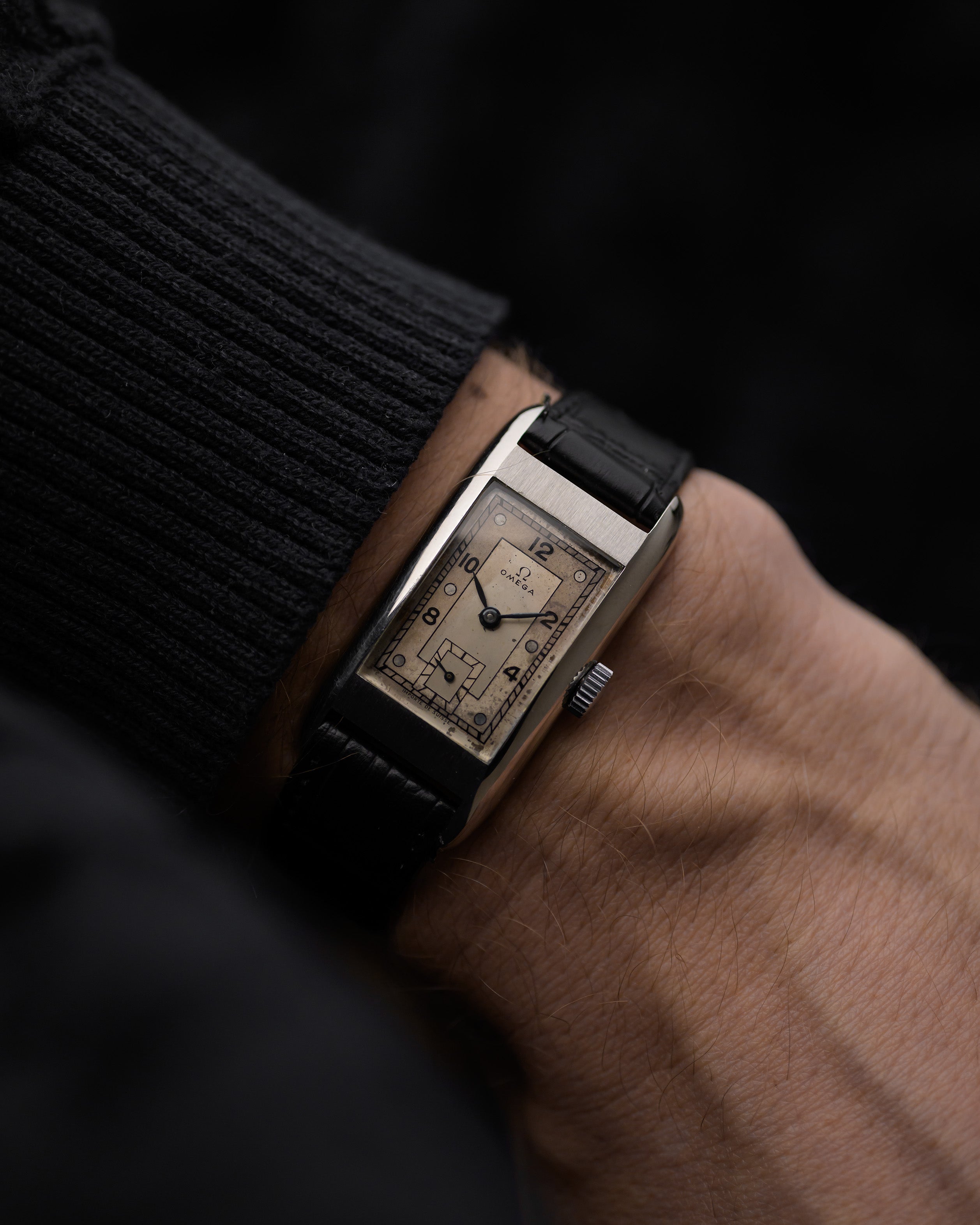 Omega Rectangular Art Deco 1943 – GOLDAMMER - Main Image