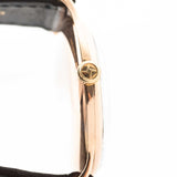 Zenith Art Deco Black 18k Rose 1940s