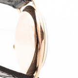 Zenith Art Deco Black 18k Rose 1940s