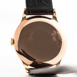 Zenith Art Deco Black 18k Rose 1940s