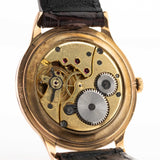 Zenith Art Deco Black 18k Rose 1940s