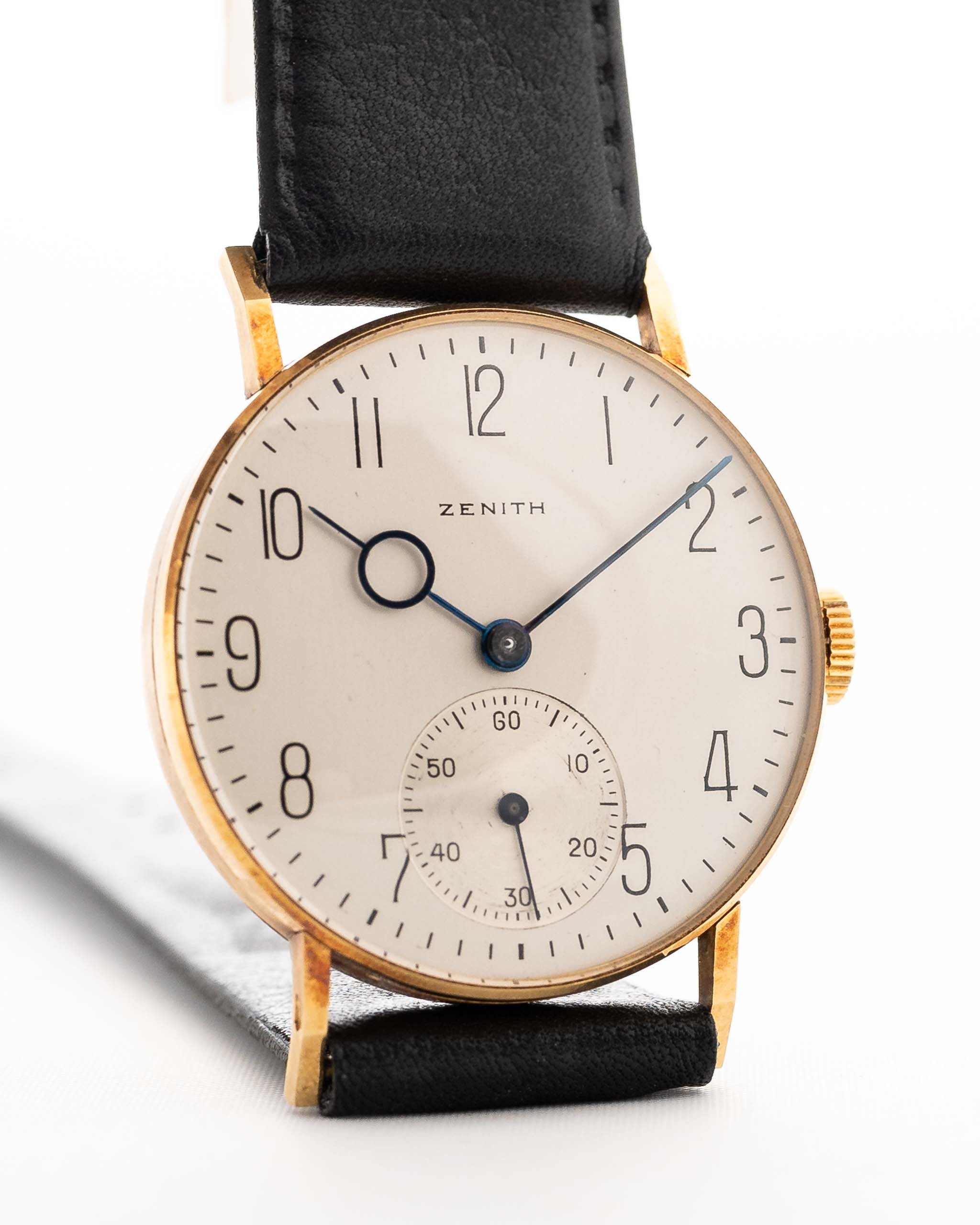 Zenith Art Deco Sub Second 18k Pontife 1939 – GOLDAMMER