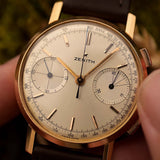 Zenith Cal. 146 計時碼錶 18K 玫瑰金 1960年代