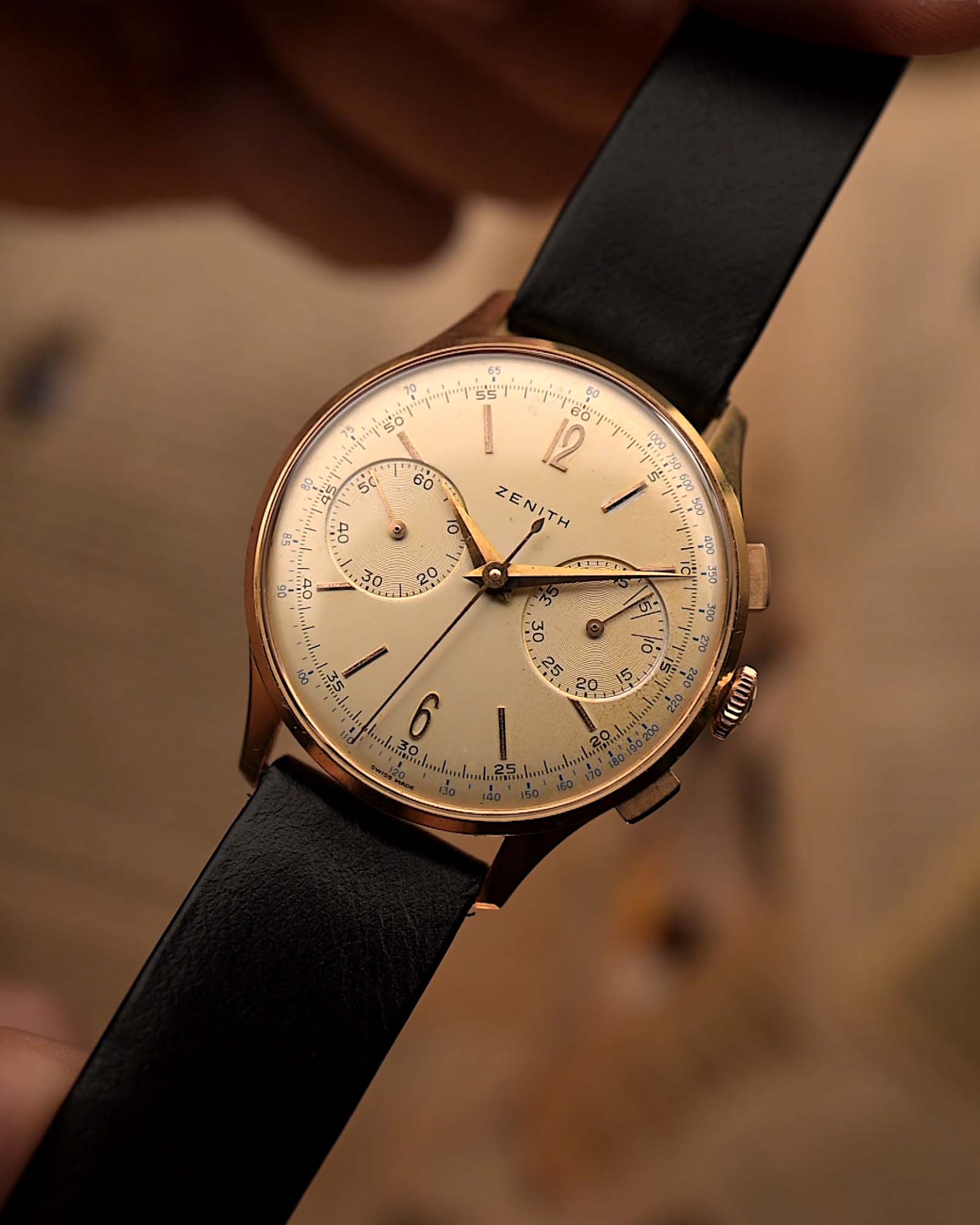 Zenith Cal. 156D Chronograph Jumbo Rose 1950s – GOLDAMMER