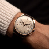 Zenith Jumbo Chronograph 18k Rose 1950s