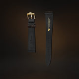 KARDINAL Alligator Embossed Leather Watch Strap