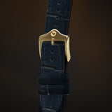 KARDINAL Alligator Embossed Leather Watch Strap