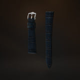 KARDINAL Alligator Embossed Leather Watch Strap