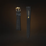 KARDINAL Alligator Embossed Leather Watch Strap