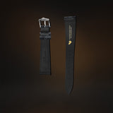 KARDINAL Alligator Embossed Leather Watch Strap