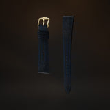 KARDINAL Lizard Embossed Leather Watch Strap