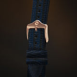 KARDINAL Lizard Embossed Leather Watch Strap