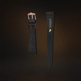 KARDINAL Lizard Embossed Leather Watch Strap