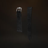 KARDINAL Lizard Print Watch Leather Strap