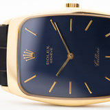 Rolex Cellini 18k Blue Dial 1989