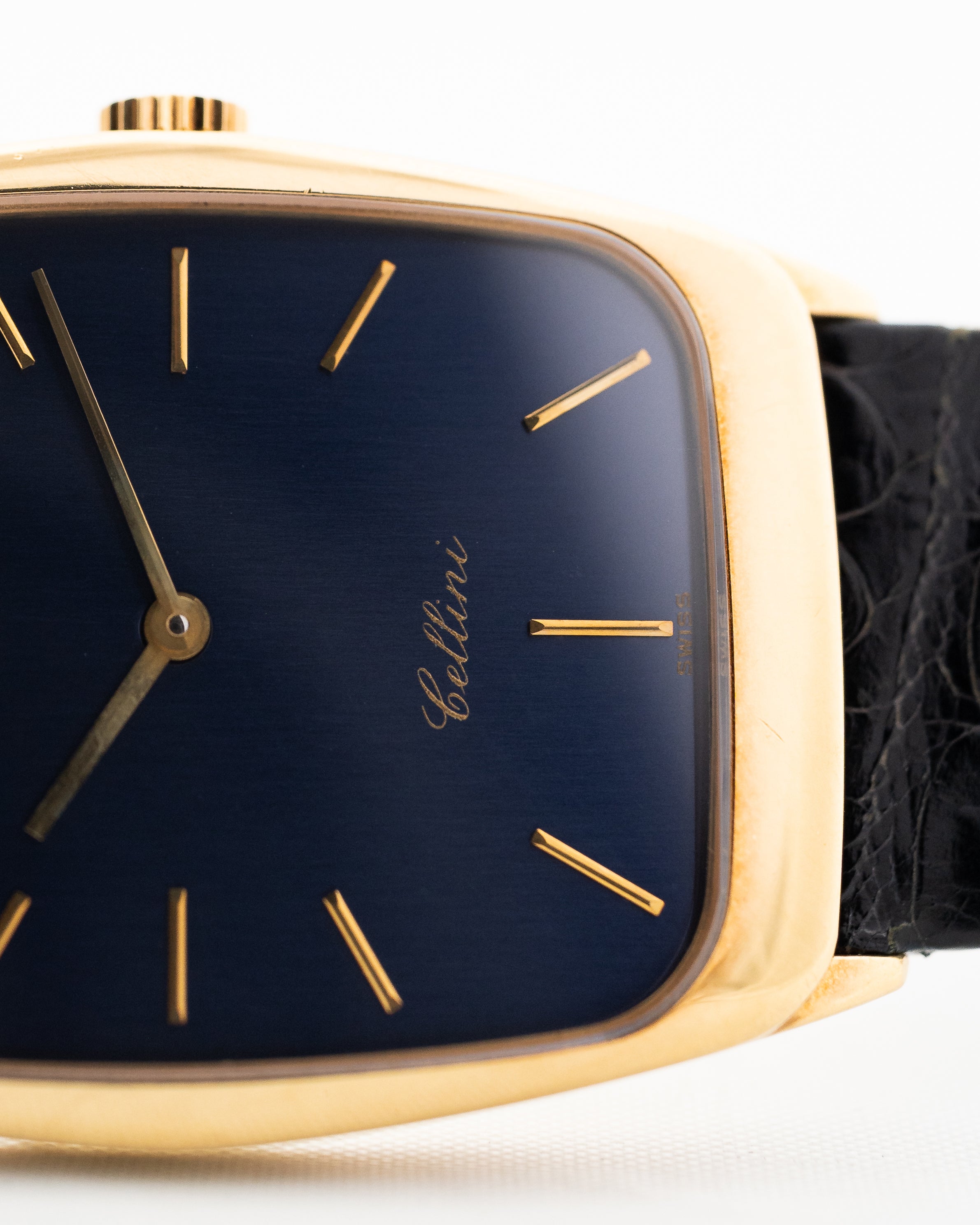 Rolex Cellini 18k Blue Dial 1989 GOLDAMMER
