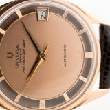 Universal Genève Polerouter Date 18k 1960s