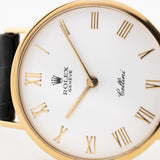 Rolex Cellini 18k White Dial 1989