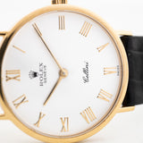 Rolex Cellini 18k White Dial 1989