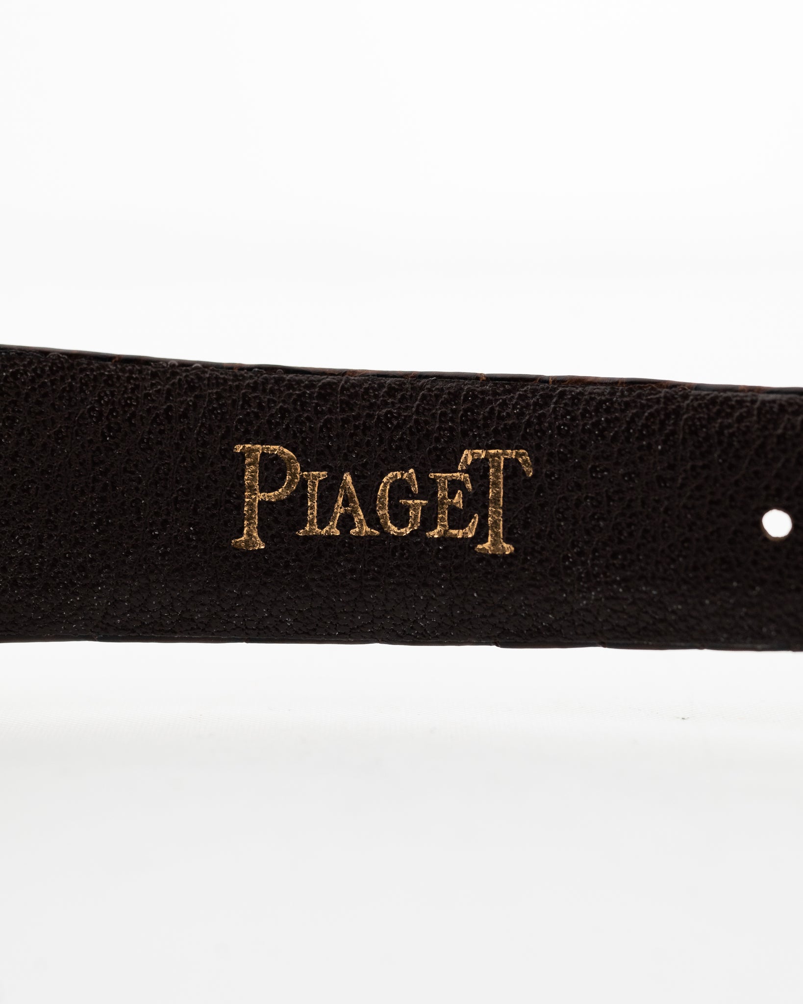 Piaget 18k Square Black Dial 1980s