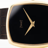 Piaget 18k Square Black Dial 1980s