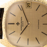 Vacheron Constantin Date 18k Linen Dial 1970s