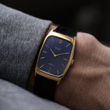 Rolex Cellini 18k Blue Dial 1989