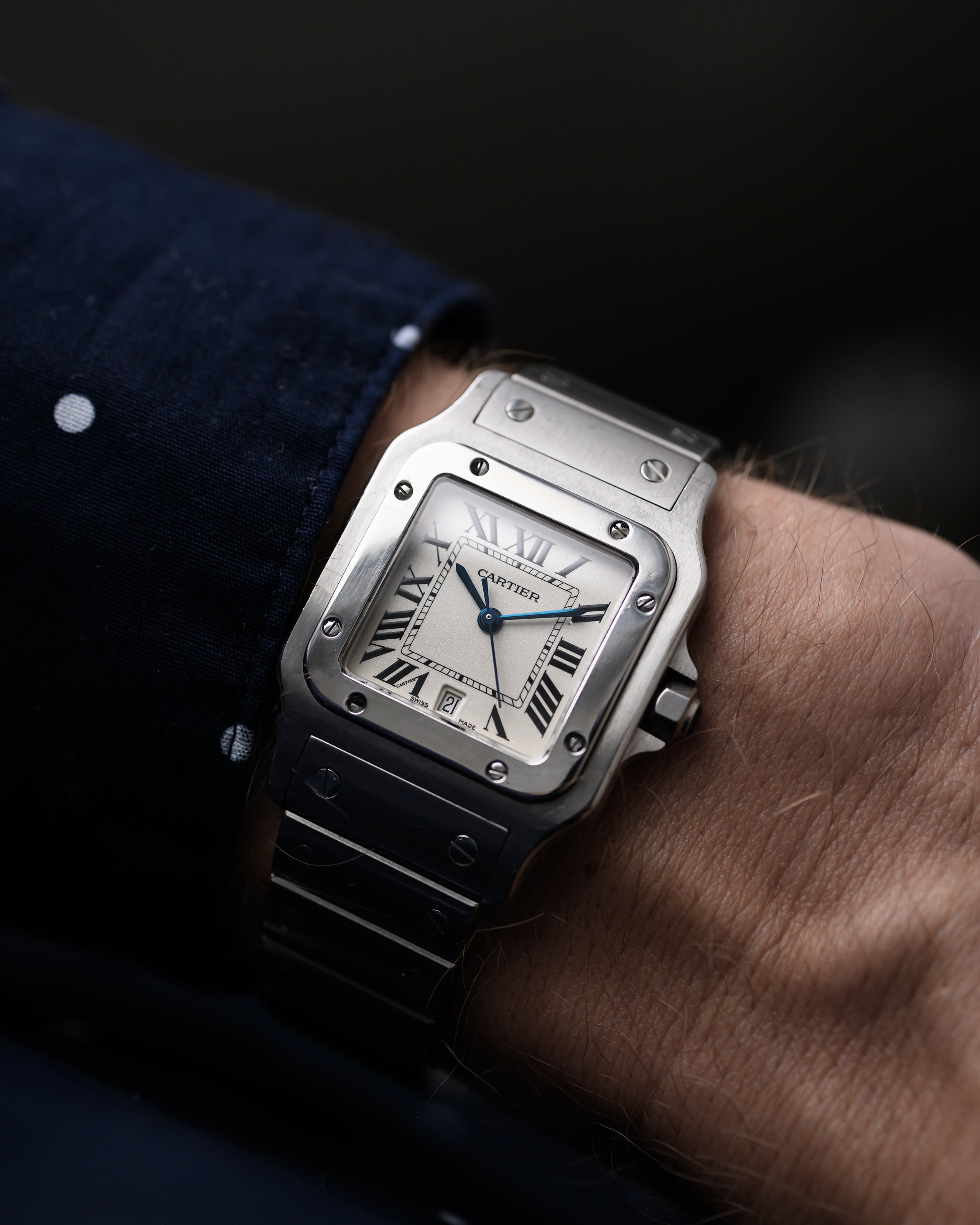 Cartier Santos Galbée 1990s – GOLDAMMER - Main Image