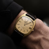 Vacheron Constantin Date 18k Linen Dial 1970s