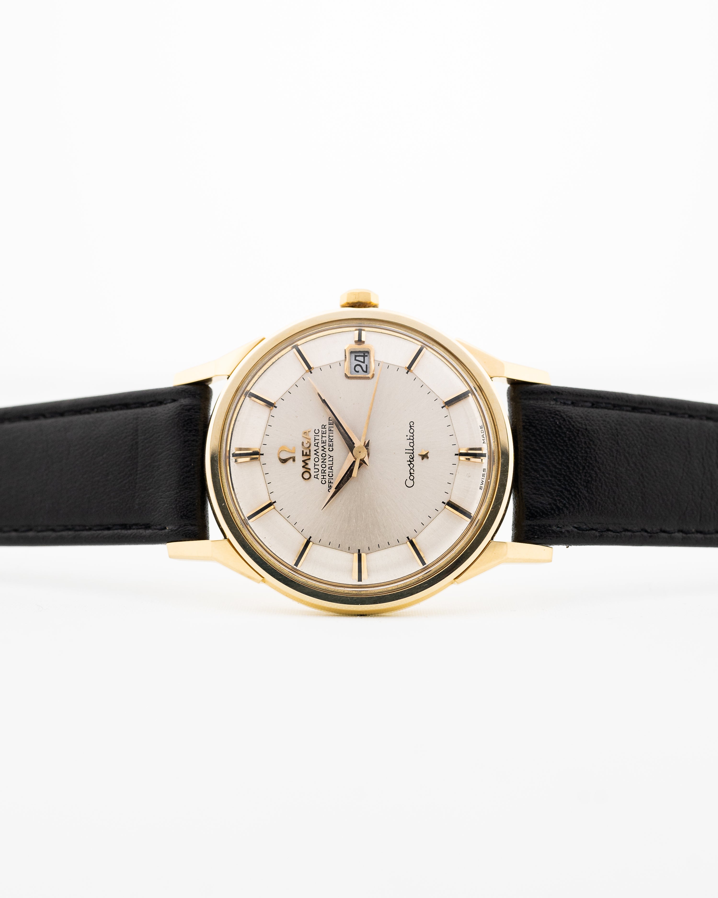 Omega Constellation Pie Pan 18k 1963 GOLDAMMER