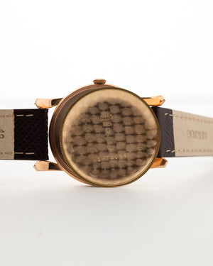 Iwc 18K Rose Gold Bombé 1955 nos