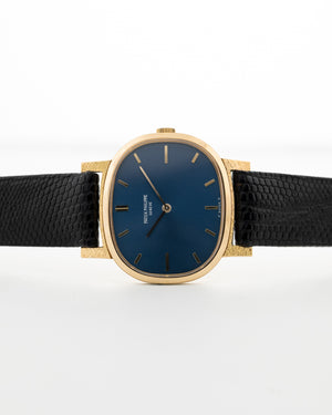 Patek Philippe Ellipse 18k blue Sigma 1974