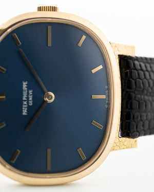 Patek Philippe Ellipse 18k blue Sigma 1974