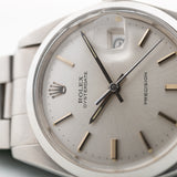 Rolex Oysterdate Precision Silver 1974