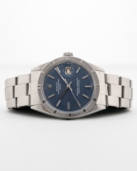 Rolex Oyster Perpetual Date Blue 1961 – GOLDAMMER