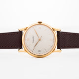 Iwc 18k Rose Bombé 1949 Nos