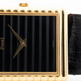 Piaget Tank 18k Onyx Dial 1980s