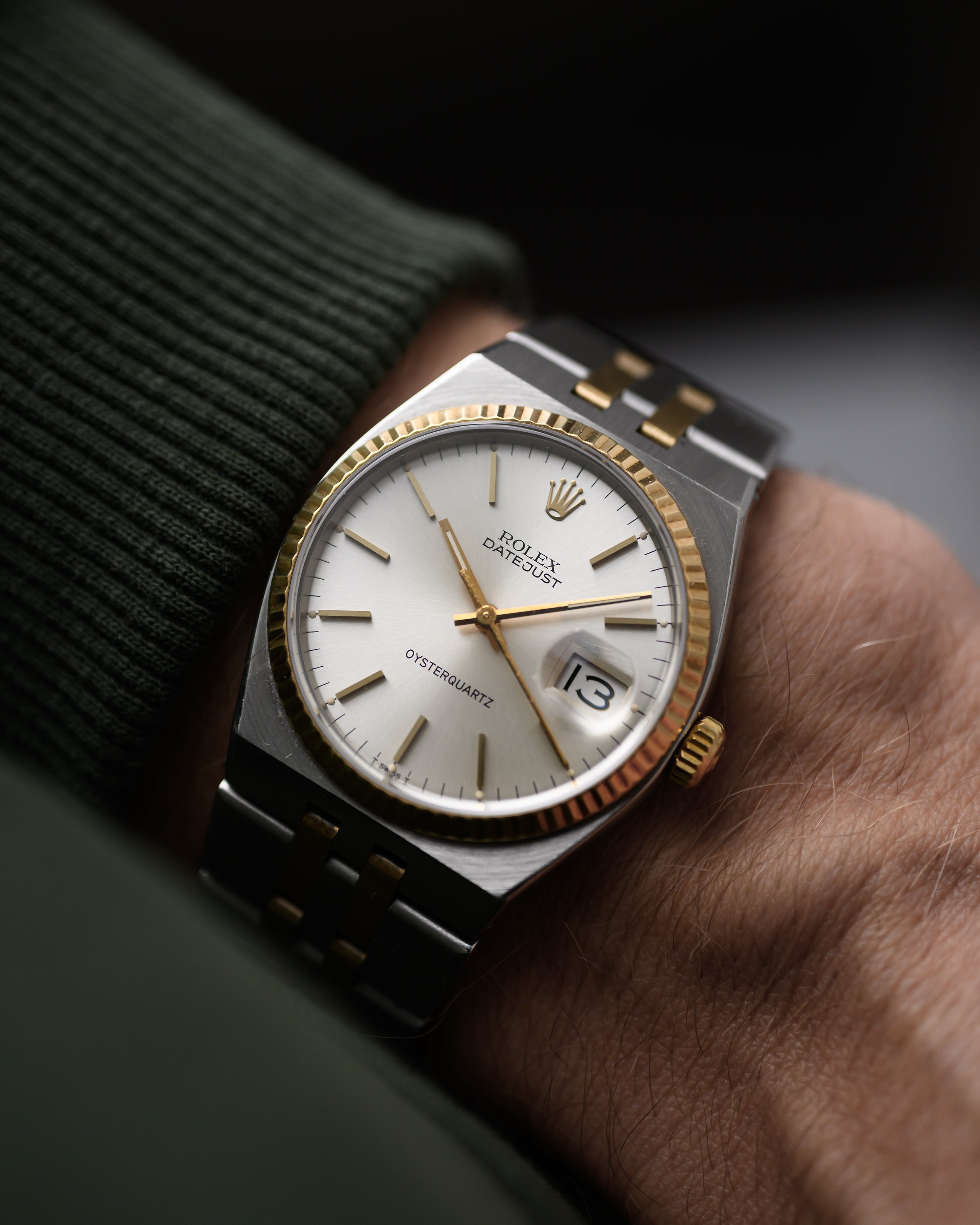 Rolex oysterquartz datejust best sale 17013 price