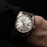 Rolex Datejust Silver Pie Pan 1970