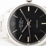 Rolex Air-King Precision Black 1970