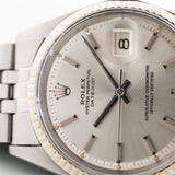 Rolex Datejust Silver Pie Pan 1970