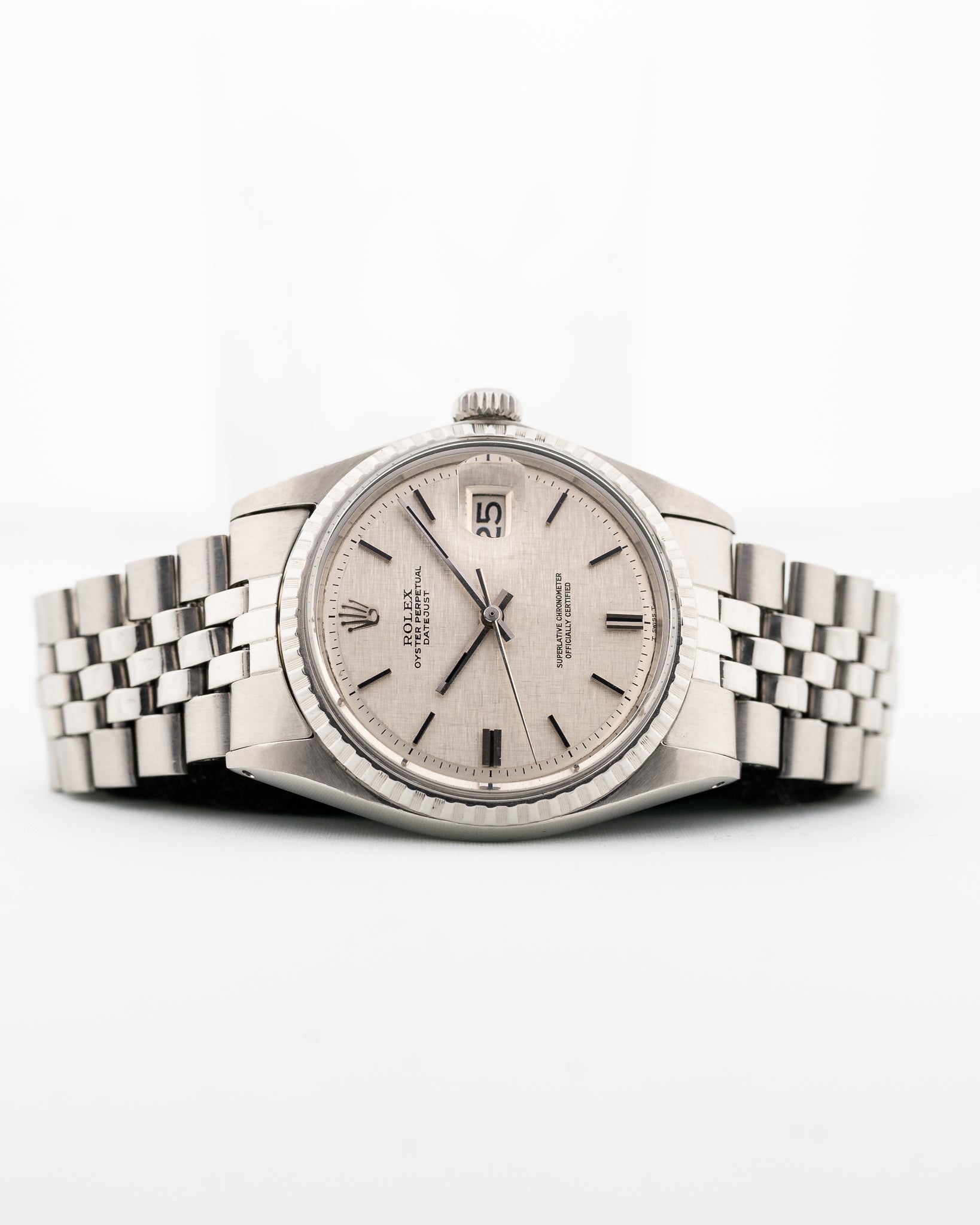 Rolex Datejust Linen Pie Pan 1970