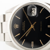 Rolex Oysterdate Precision Black Gilt 1961