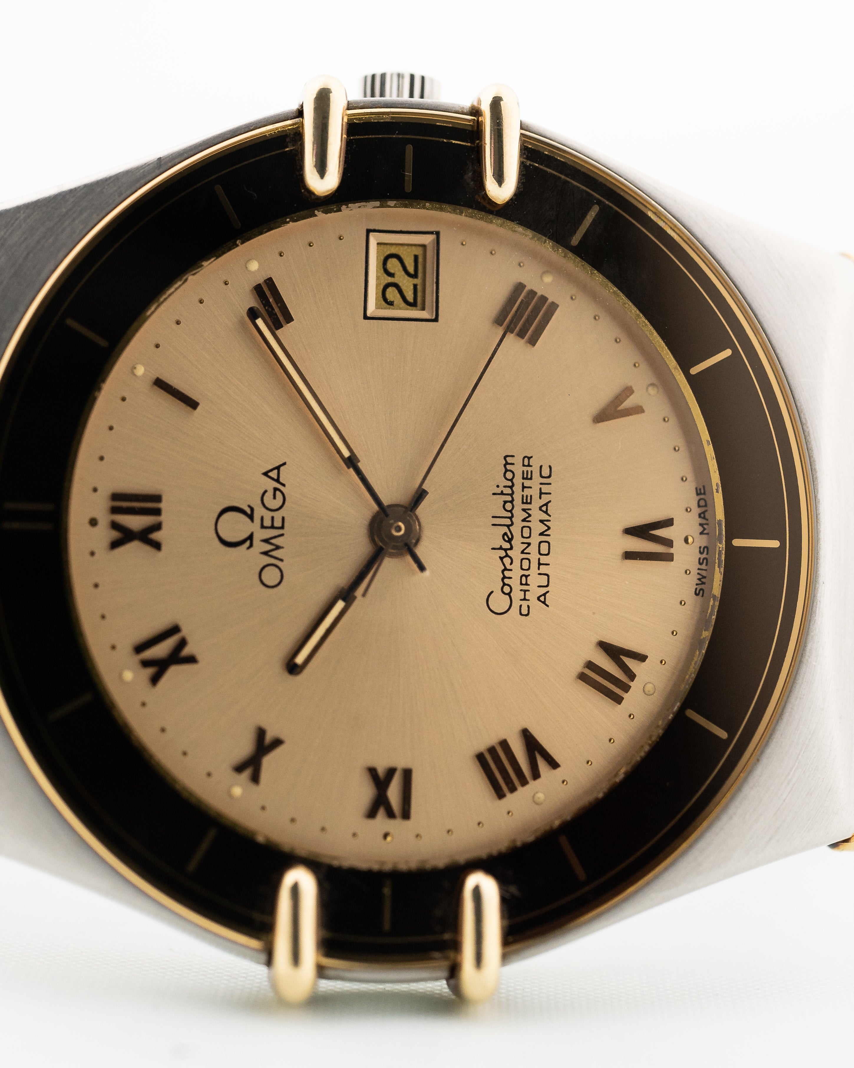 Omega Constellation Manhatten Gold Dial 1982 Goldammer
