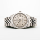 Rolex Datejust Silver Pie Pan 1968