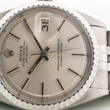 Rolex Datejust Silver Pie Pan 1968