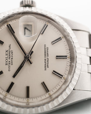 Rolex Datejust Silver Pie Pan 1973